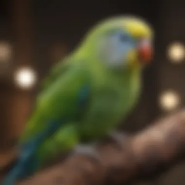 Responsible breeder with healthy parakeets