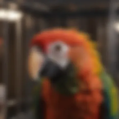 Essential Features of Acrylic Cages for Macaws Close-up of acrylic cage features for macaws