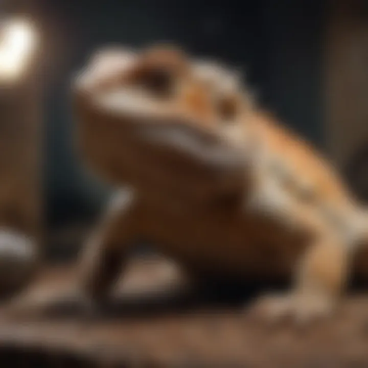 Creating a hygienic habitat for Bearded Dragons