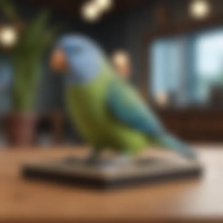 Interactive puzzle toy designed for parrotlets