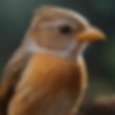Diverse Bird Species and Their Sounds An infographic showcasing different species of birds and their unique chirps