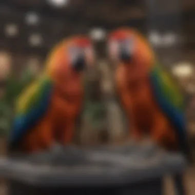 Optimal Cage Design for Macaws Spacious and well-designed cage for macaws