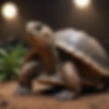 Variety of Tortoise Lighting Options A variety of tortoise lighting options showcasing UVB and heat sources