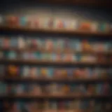 A colorful array of pet bird books stacked on a wooden shelf