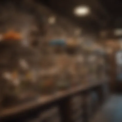 Variety of bird cages displayed in a pet store