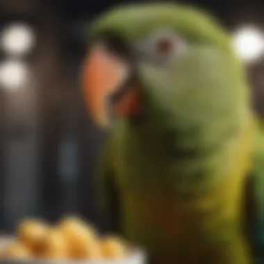 Healthy food options for Amazon parrots