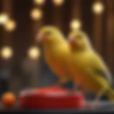 Fun Enrichment Toys for Canary Enjoyment Colorful enrichment toys for canaries