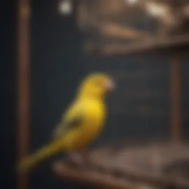 Essential Perches for Canary Cages Variety of perches designed for canary cages