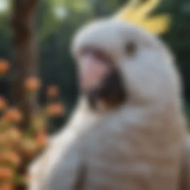 Commercial bird feed specifically formulated for cockatoos