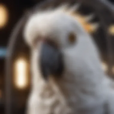 Stylish and spacious travel cage for cockatoos