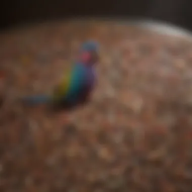 A colorful blend of seeds and pellets formulated for Indian Ringneck nutrition