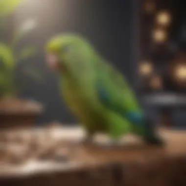Maintaining a Healthy Parakeet Habitat Guidelines for maintaining parakeet living space