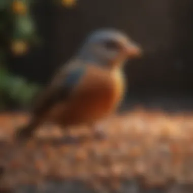 A vibrant assortment of bird feed and seeds