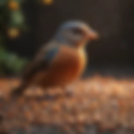 A vibrant assortment of bird feed and seeds