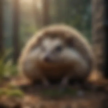 Spacious Hedgehog Cage Design Spacious hedgehog cage with natural habitat elements