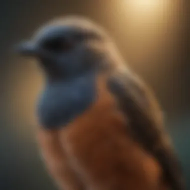 Visualizing Bird Sound Waves Graphic representation of sound waves produced by birds