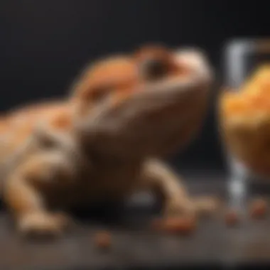 Nutritional offerings for a balanced bearded dragon diet