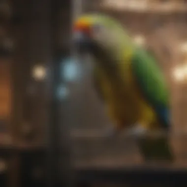 Comparison of various cage sizes for Amazon parrots