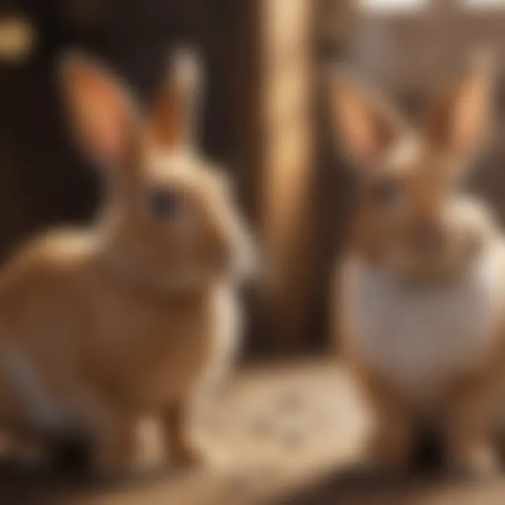 A variety of bunny breeds displayed together