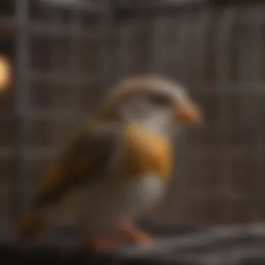 A well-designed bird cage providing a safe environment for birds.