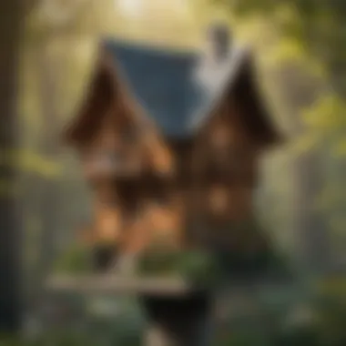 Elegant Design of Extra Large Bird House Elegant extra large bird house designed for larger species