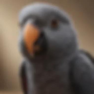 African Grey parrot showcasing problem-solving skills