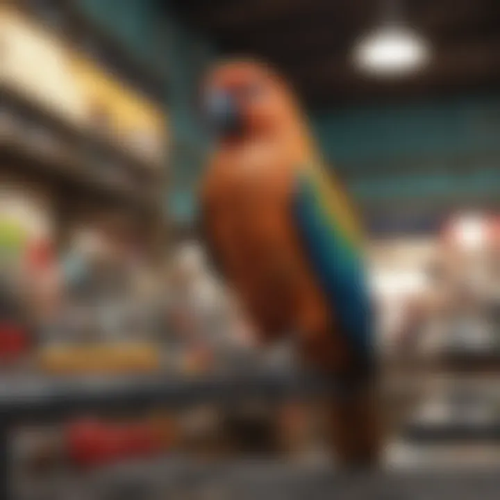 Ethical sourcing practices for exotic birds in a pet store