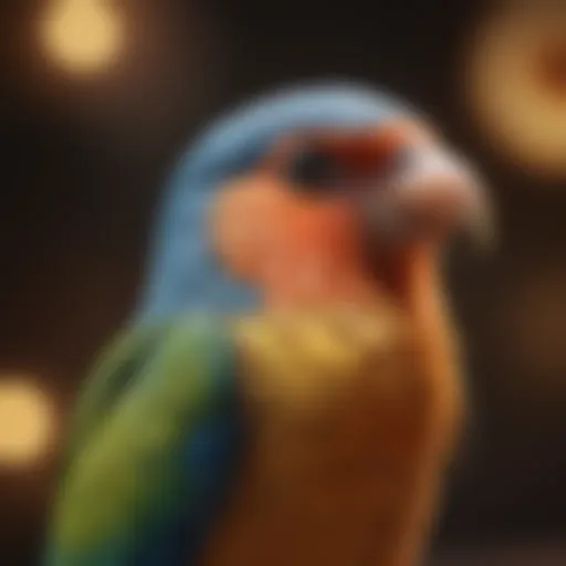 Variety of pet bird species showcasing diverse colors and sizes