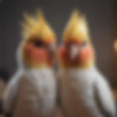 The Loving Bond with Cockatiels Cockatiel perched on a shoulder