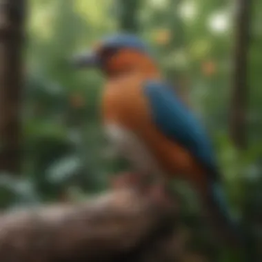 Diversity of Species and Their Unique Loyalty Traits Bird enclosure showcasing different species