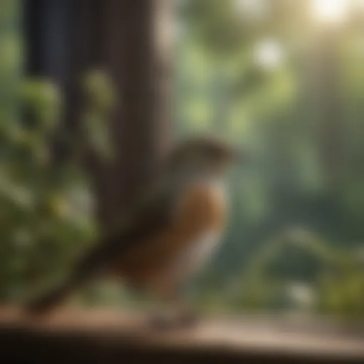 A serene home environment for songbirds