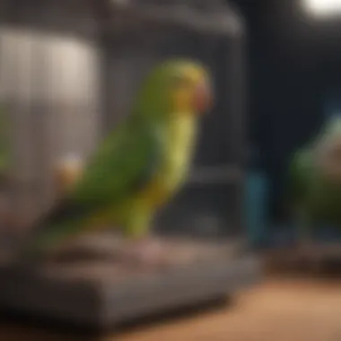 Spacious Design for Parakeet Comfort Spacious extra large parakeet cage showcasing design and space