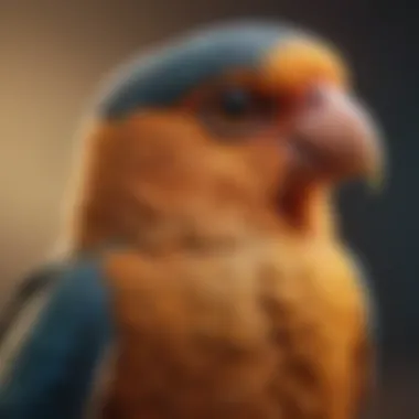 Detailed close-up of a specific bird species