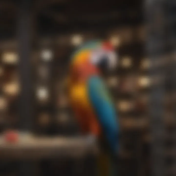 Comparative analysis of used and new macaw cages