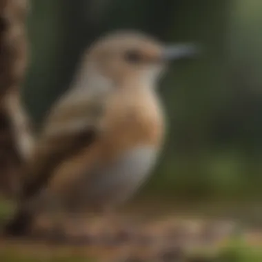 A field guidebook open to a page on bird calls with illustrations