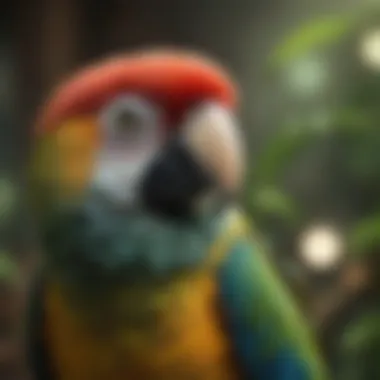 Diversity of Parrot Species An array of vibrant parrot species showcasing their diverse plumage.