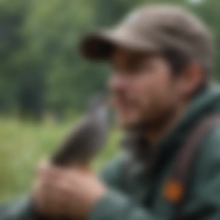 Community volunteers participating in a bird conservation event