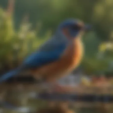 A diverse group of birds in their natural habitat on Long Island