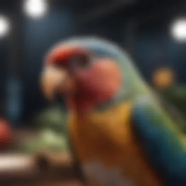 Diverse Pet Bird Selection Colorful selection of pet birds
