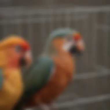 A close-up view of the materials used in stackable breeding cages emphasizing durability and safety.