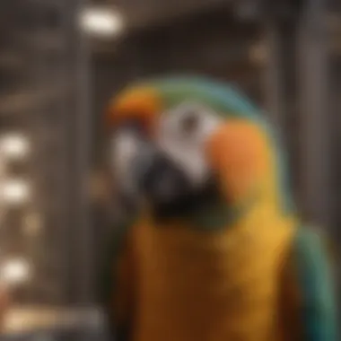 Safety Mechanisms in Modern Parrot Cages Safety mechanisms integrated into modern parrot cages ensuring secure environments for birds