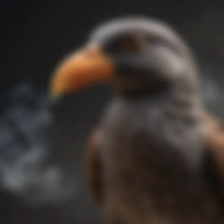 A visual guide to harmful smoke types affecting avian health