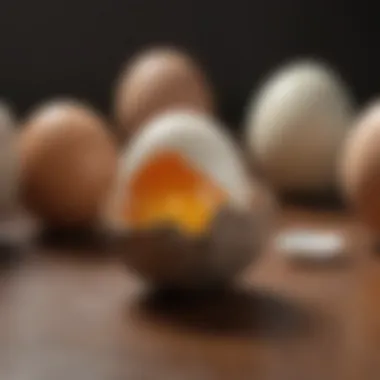Illustration of egg development stages