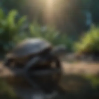 Creating a Healthy Habitat for Turtles Healthy turtle habitat with UV lighting