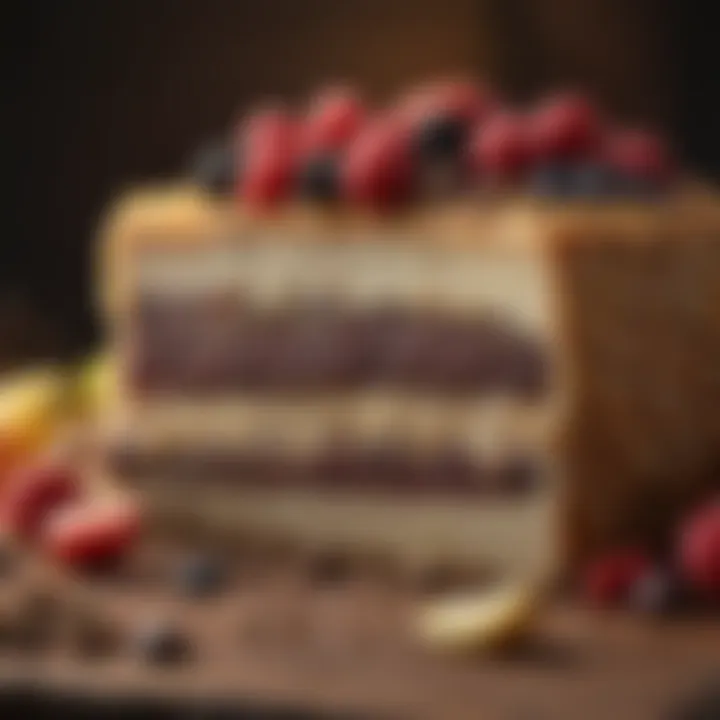 Close-up of suet cake filled with seeds and fruits