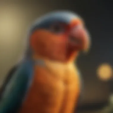 Vocal Characteristics of Various Pet Bird Species Diverse pet bird species showcasing their vocal characteristics