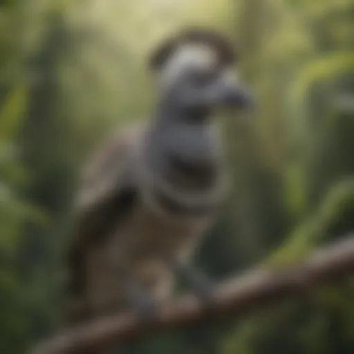 A vibrant pet zebra bird perched on a branch, showcasing its unique plumage.