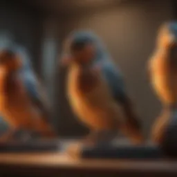 A variety of bird-safe heat lamps displayed