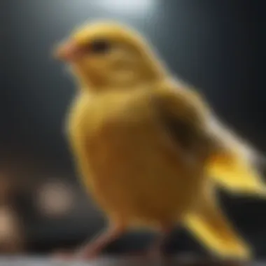 Exploring Canary Anatomy Anatomy of a Canary showcasing its wings