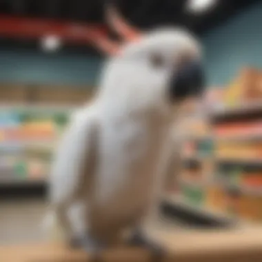 PetSmart store exterior showcasing bird section